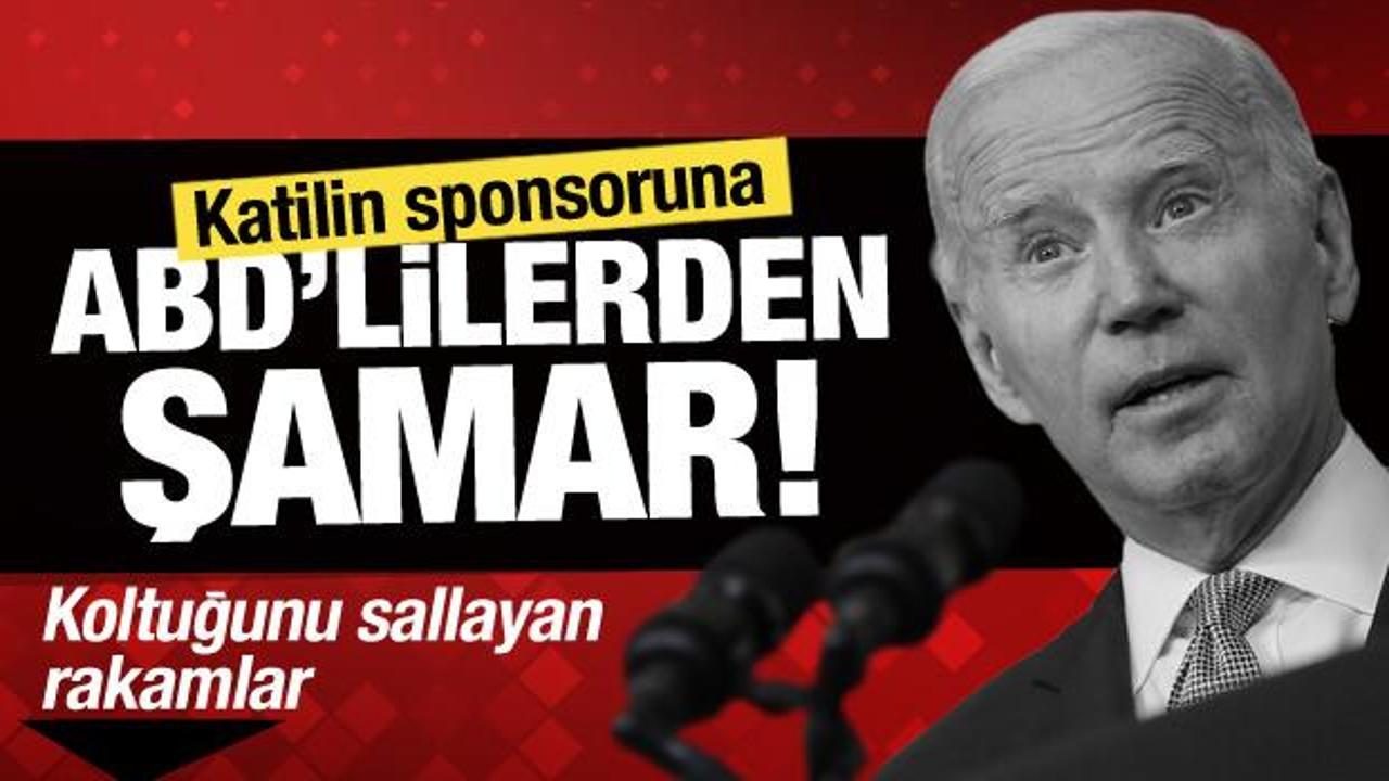 ABD’lilerden Joe Biden’a anket şoku! Halkın yüzde 80’i Gazze için ayını fikirde