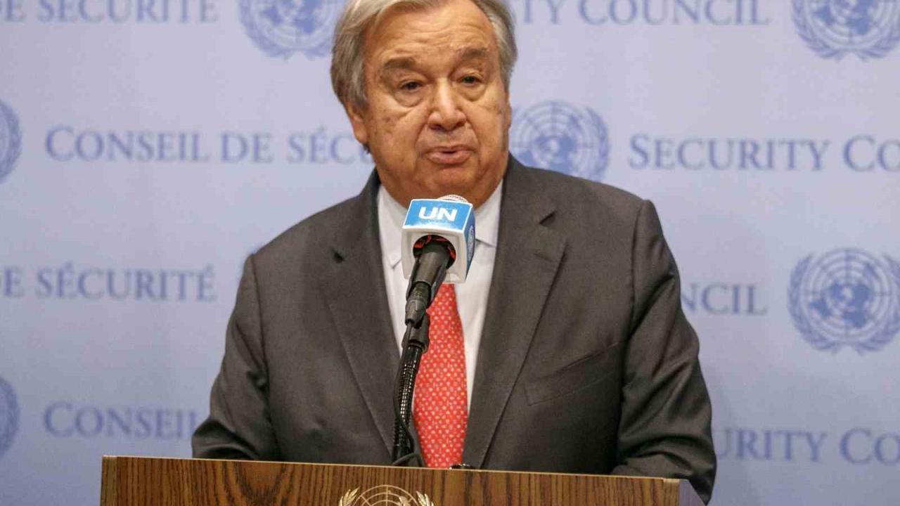 BM Genel Sekreteri Guterres’ten “insanlık namına ateşkes” çağrısı