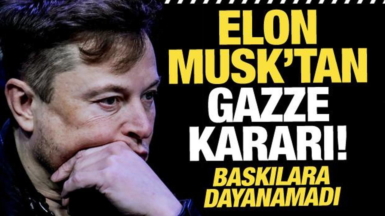 Elon Musk’tan Gazze kararı! İsrail’in baskılarına dayanamadı