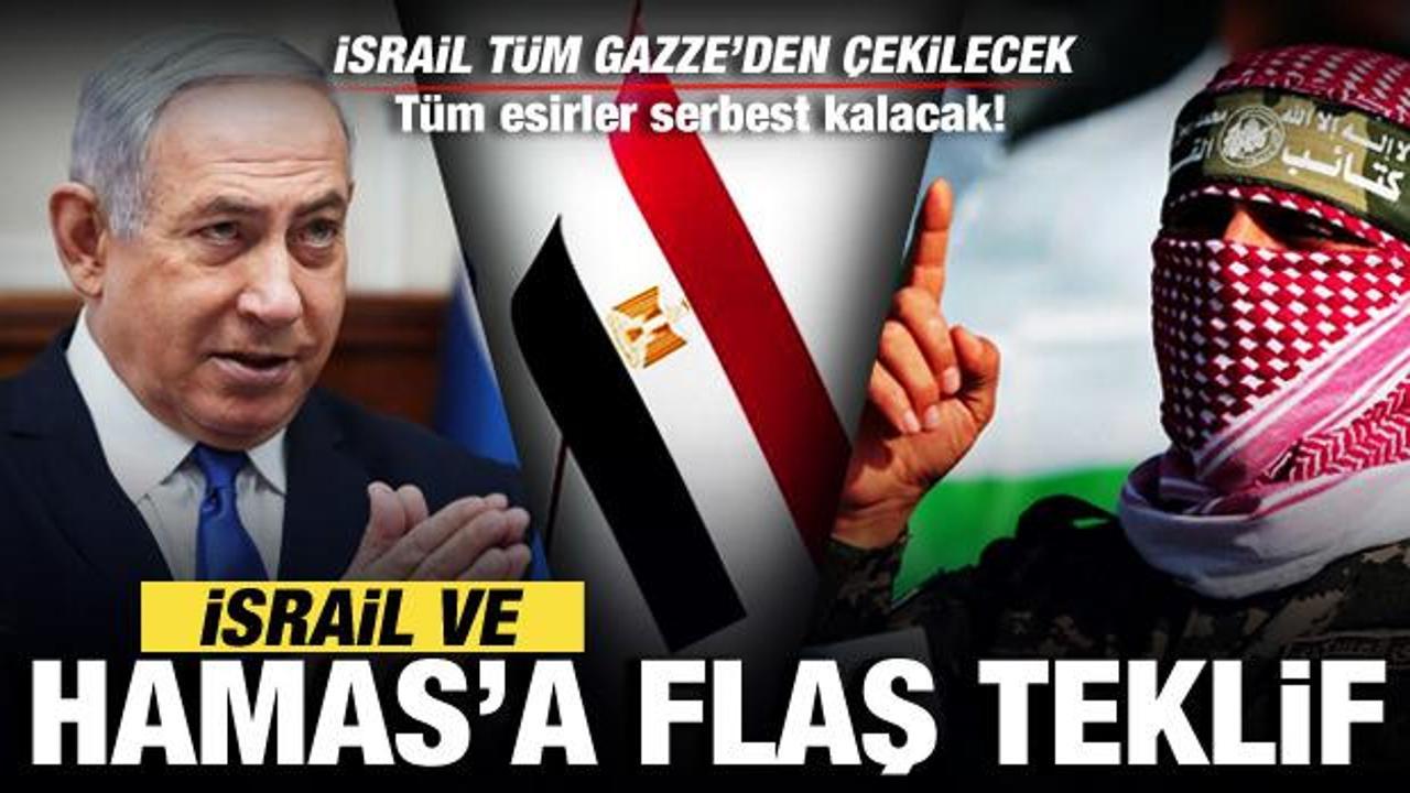 Mısır’dan, İsrail ve Hamas’a flaş teklif! İsrail tüm Gazze’den çekilecek!