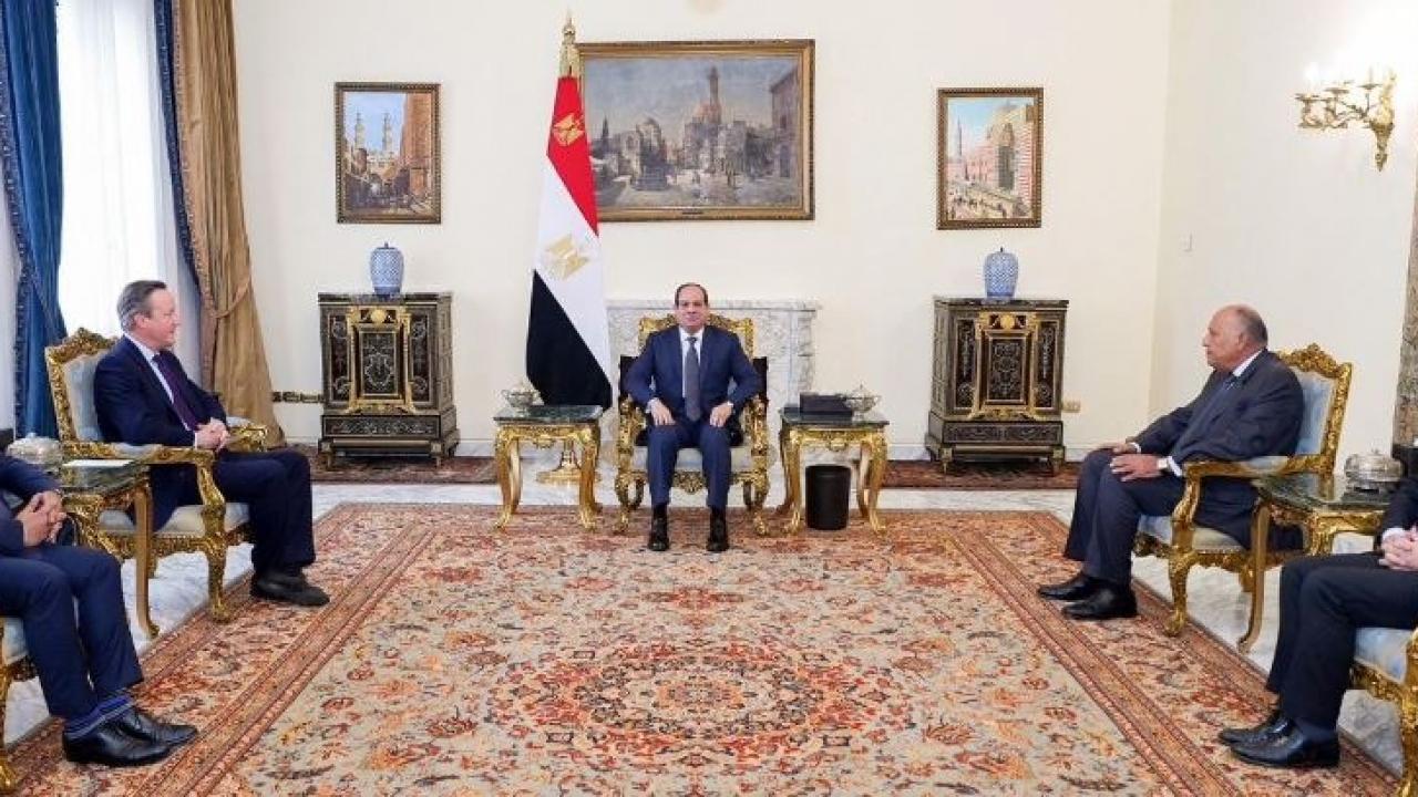 Sisi, İngiltere Dışişleri Bakanı ile görüştü! Gazze’de ateşkes sağlanacak mı?